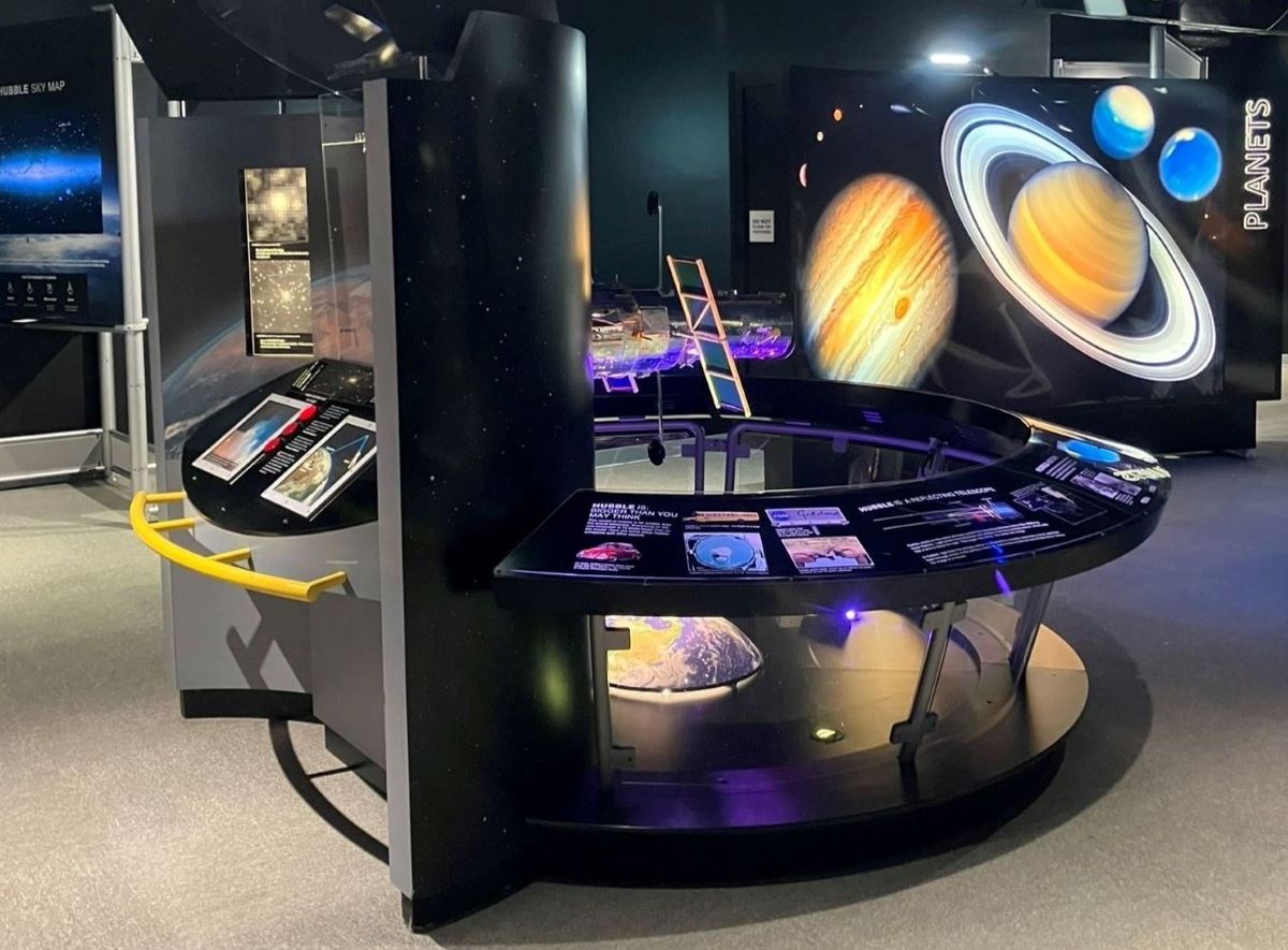 Hubble Space Telescope: New Views of the Universe will be in Cape Fear Museum of History and Science through June 23. Photo: New Hanover County